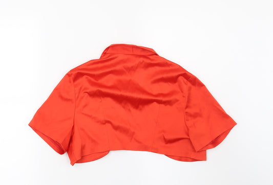Preworn Womens Red   Jacket Blazer Size M