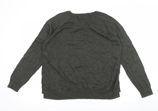 Marks and Spencer Womens Green  Knit Pullover Jumper Size L
