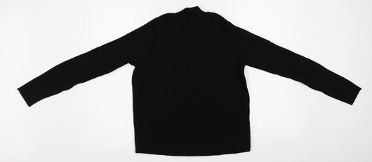 Warehouse  Womens Black   Pullover Jumper Size 12