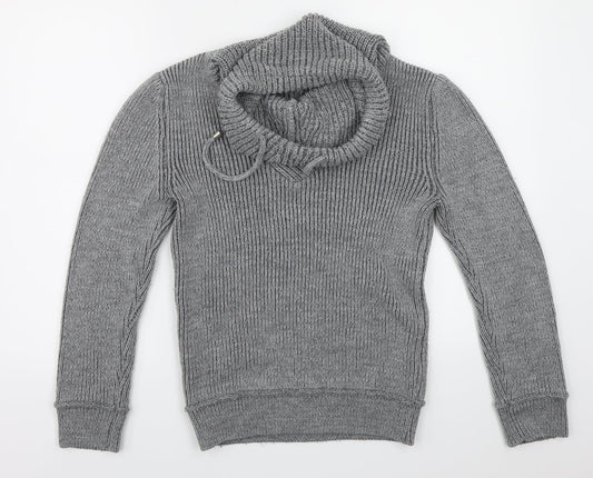 Grin&Bear  Womens Grey   Pullover Jumper Size S