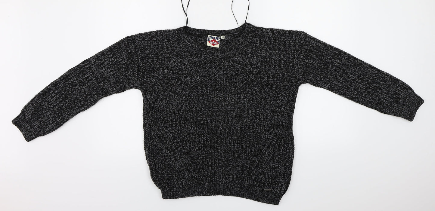 Lee Cooper  Womens Black   Pullover Jumper Size 10