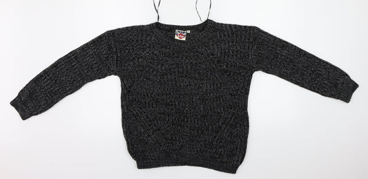 Lee Cooper  Womens Black   Pullover Jumper Size 10