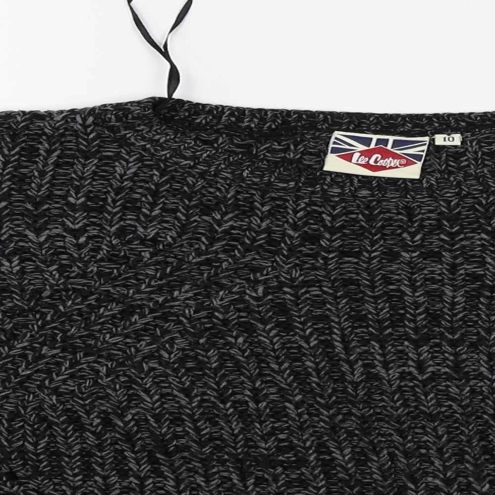 Lee Cooper  Womens Black   Pullover Jumper Size 10