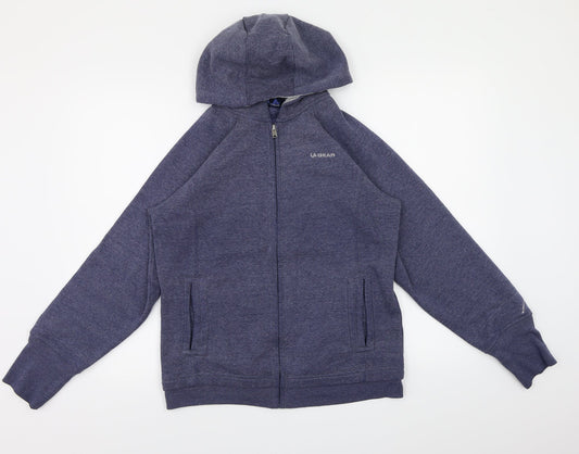 LA Gear  Womens Blue   Full Zip Jumper Size 10