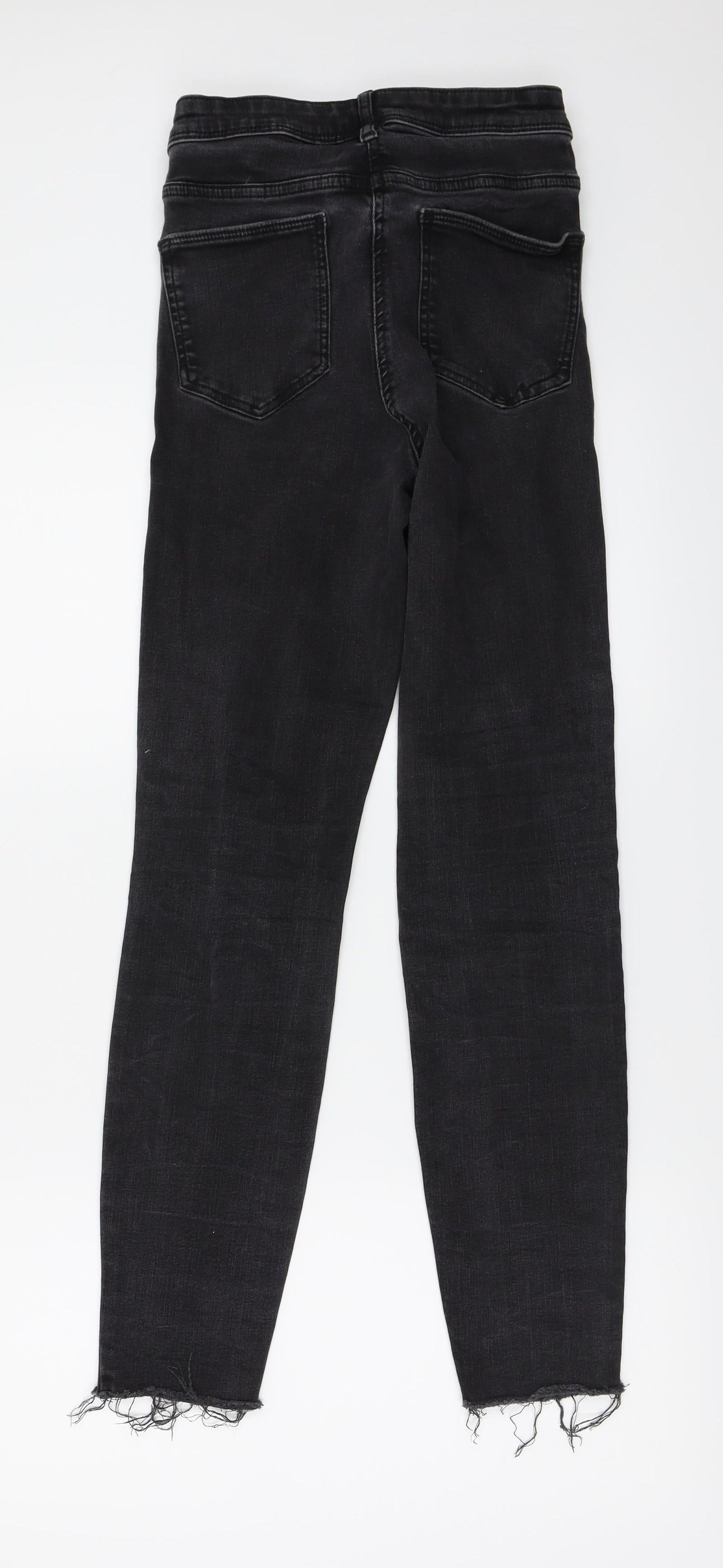 NEXT  Womens Grey   Straight Jeans Size 10 L25 in