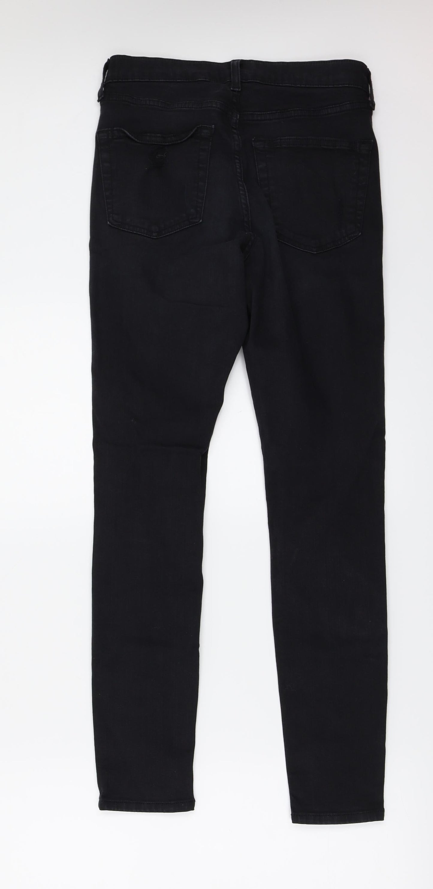Topshop Womens Black   Skinny Jeans Size 28 in L32 in