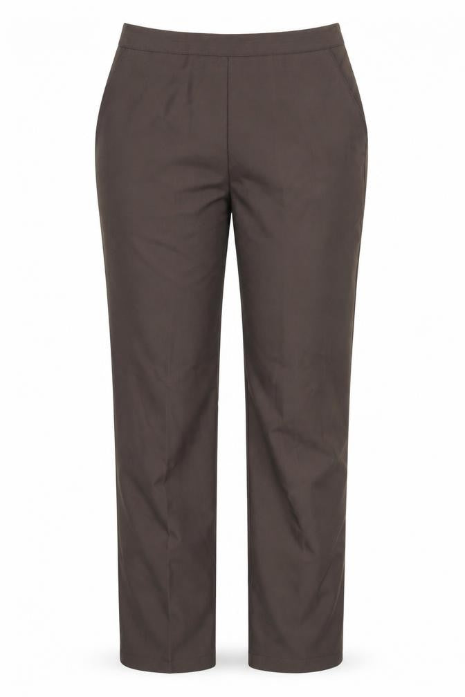 Preworn Womens Grey   Dress Pants Trousers Size 12 L27 in