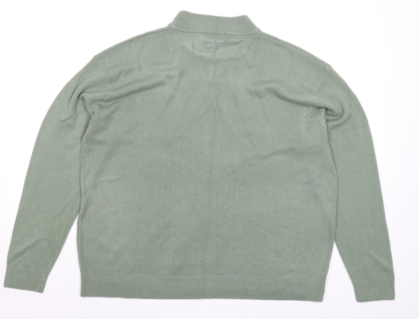 Bonmarché Womens Green  Knit Pullover Jumper Size XL