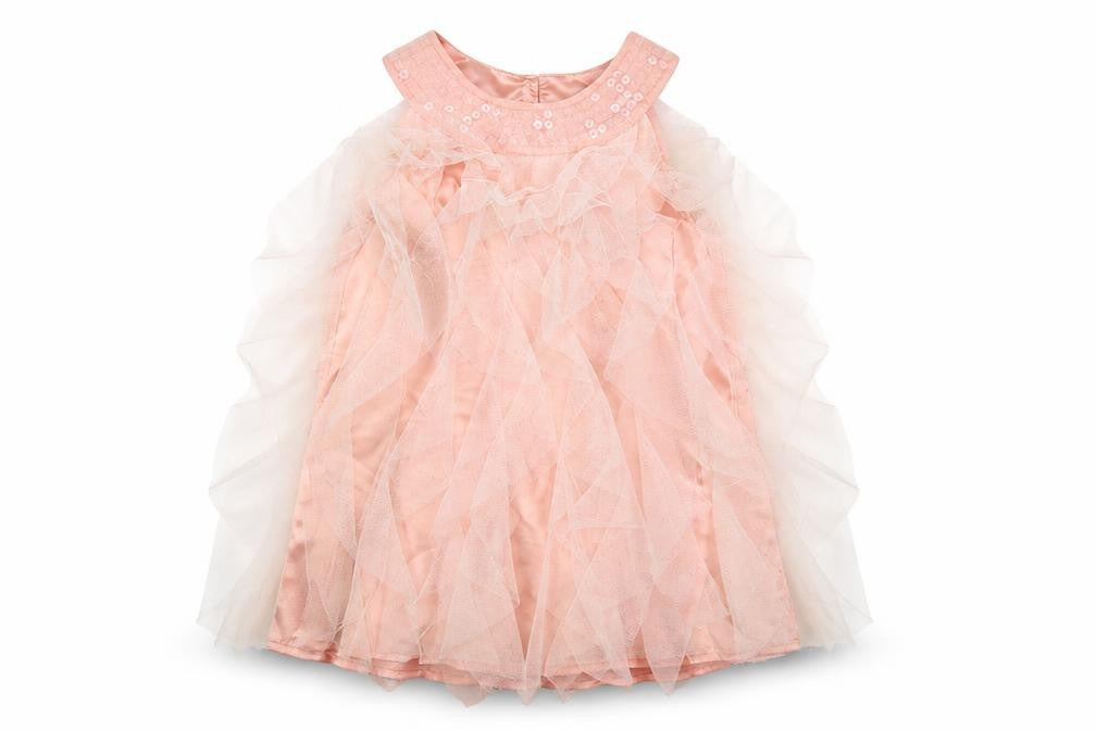 Front view of George girls’ pink trapeze & swing, size 12-18, months