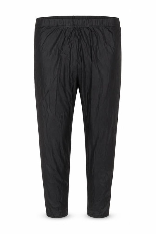 Evie  Womens Black   Cropped Leggings Size L L25 in - Elastic Waist
