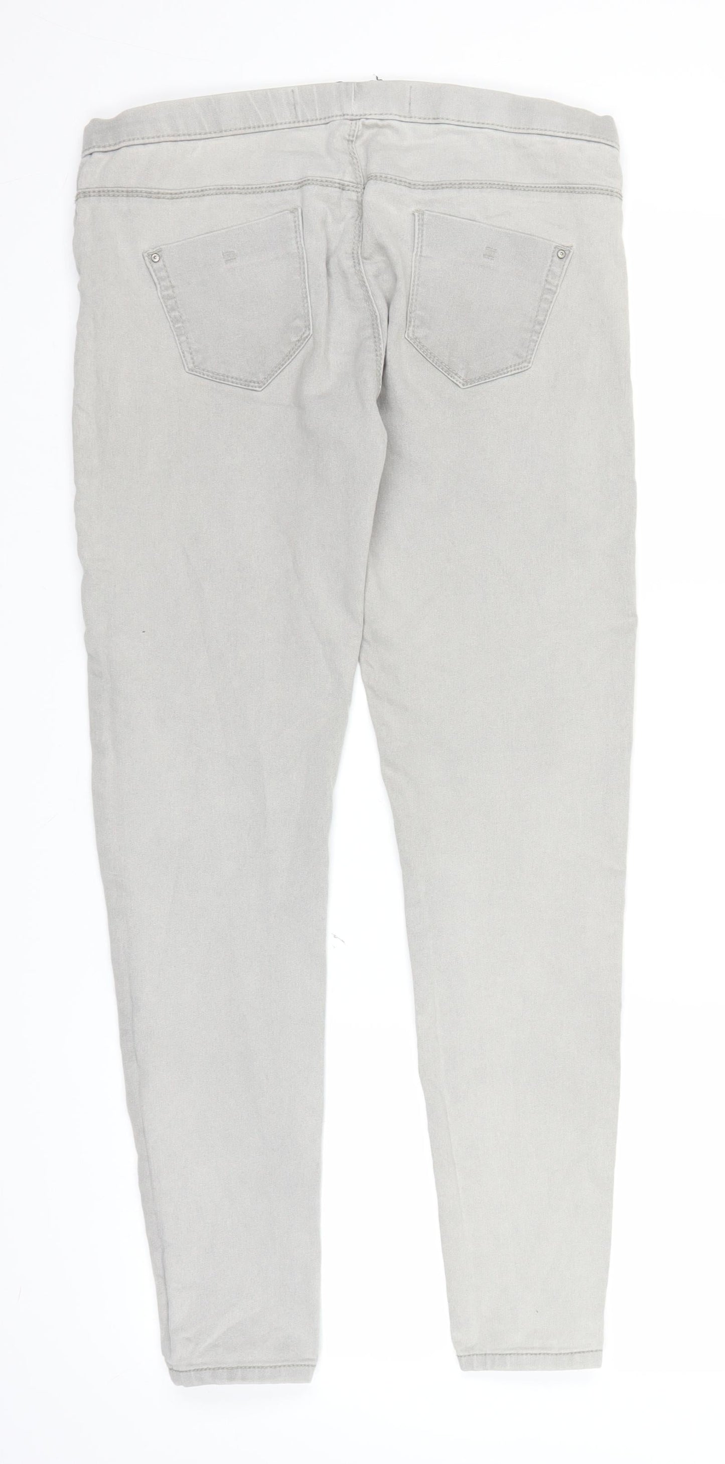 Primark Womens Grey  Denim Jegging Jeans Size 10 L27 in