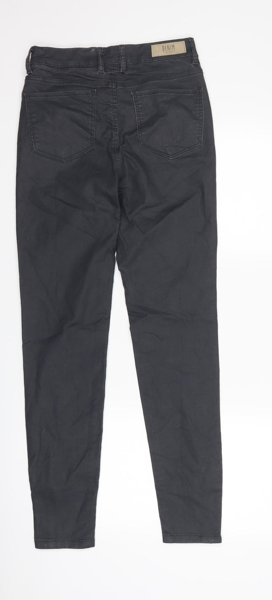 RESERVED Womens Grey  Denim Skinny Jeans Size 10 L28 in