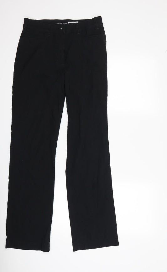 voice of europe Womens Black   Trousers  Size 28 in L32 in