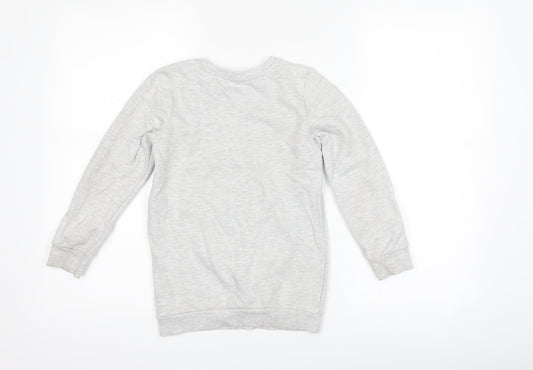 George Girls Grey   Pullover Sweatshirt Size 6-7 Years  - city style