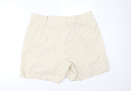 Preworn Womens Beige   Chino Shorts Size 42 in