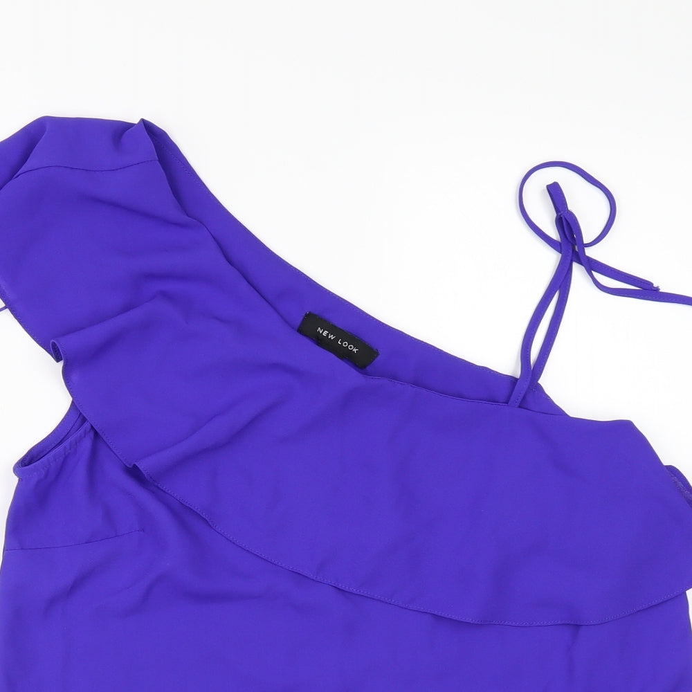New Look Womens Purple   Camisole Blouse Size 10
