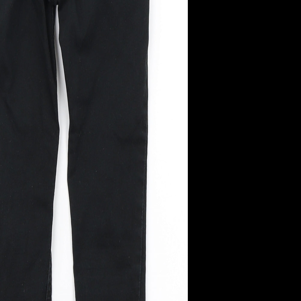 NEXT Girls Black  Denim Skinny Jeans Size 6 Years - High Waist