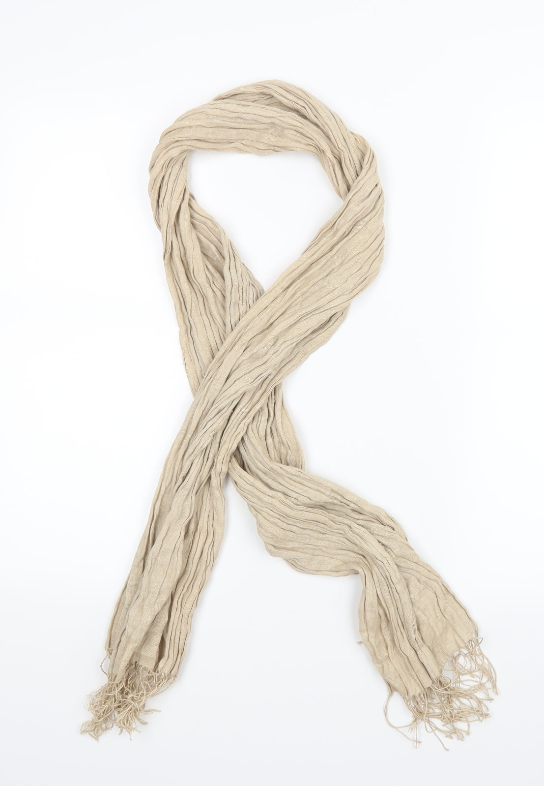Preworn Womens Beige    Scarf