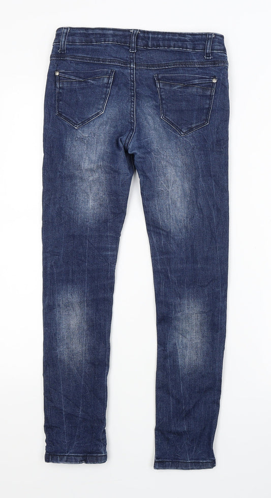 Happy house Girls Blue  Denim Skinny Jeans Size 12 Years