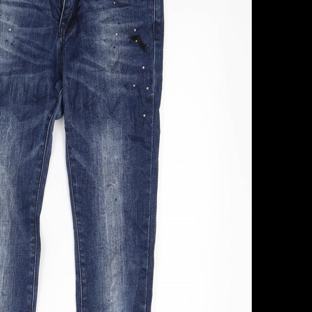 Happy house Girls Blue  Denim Skinny Jeans Size 12 Years