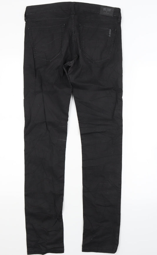 BIG STAR Womens Brown  Canvas Skinny Jeans Size 10 L32 in