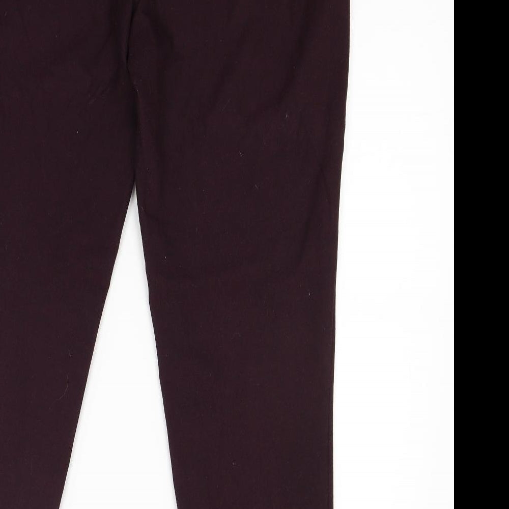 ASOS Womens Red   Trousers  Size 12 L26 in