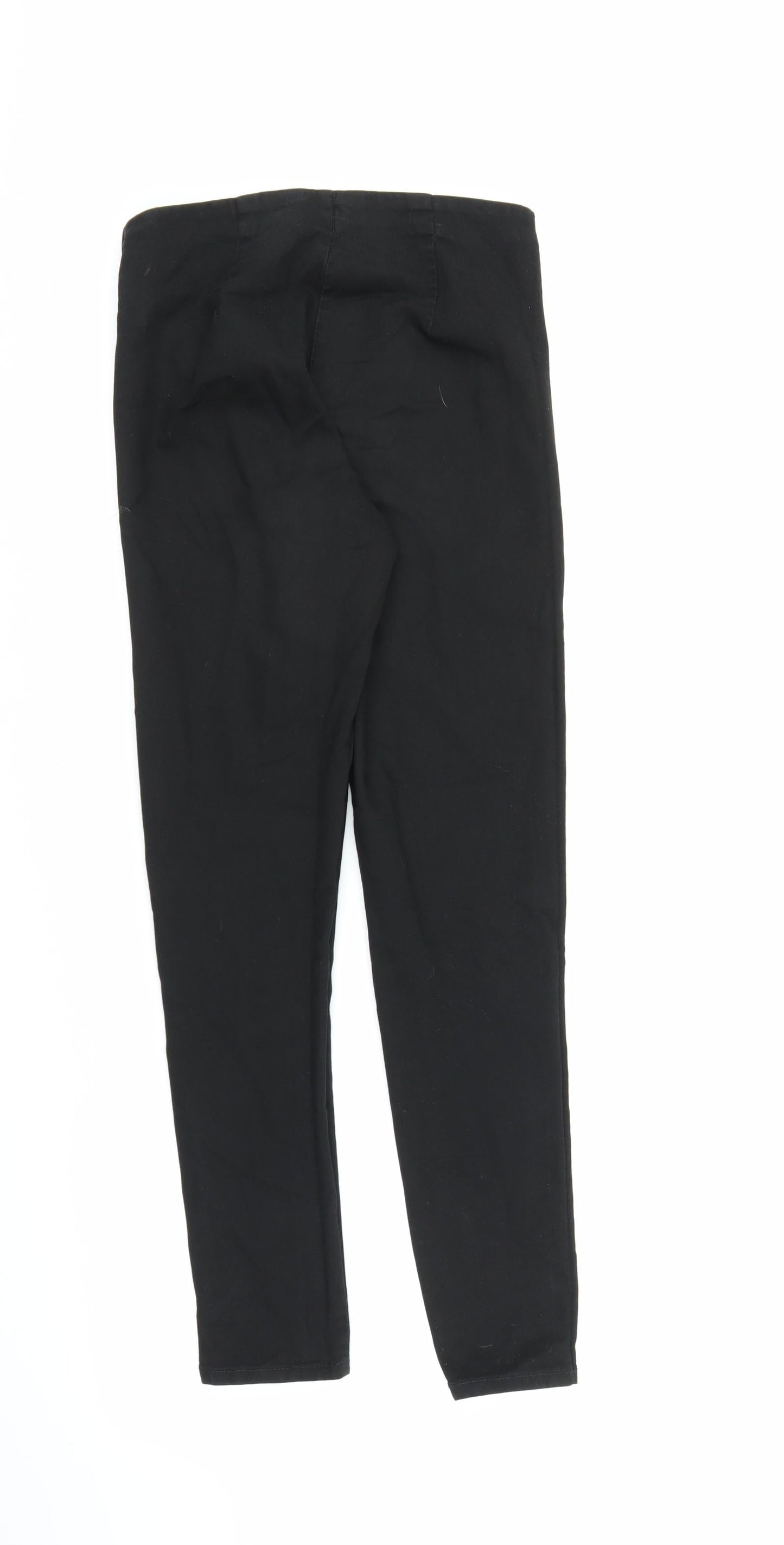 H&M Womens Black   Carrot Trousers Size 8 L26 in