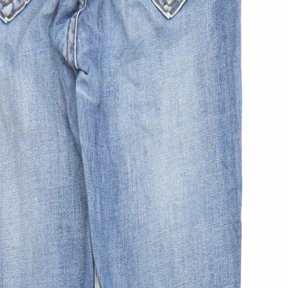 Laulia Womens Blue  Denim Skinny Jeans Size 8 L26 in