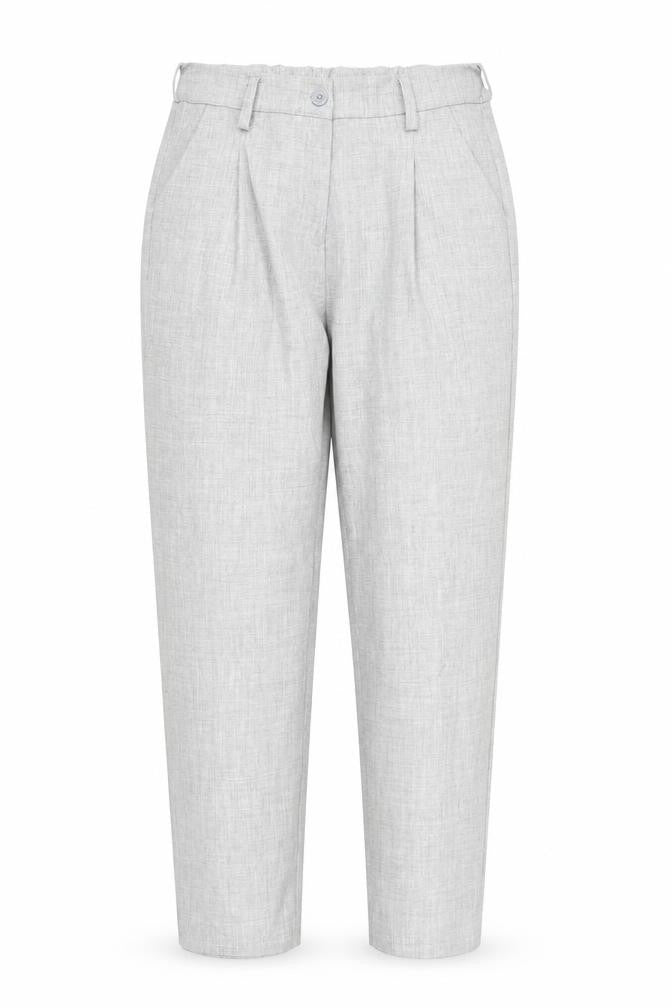 Preworn Womens Grey   Carrot Trousers Size M L25 in
