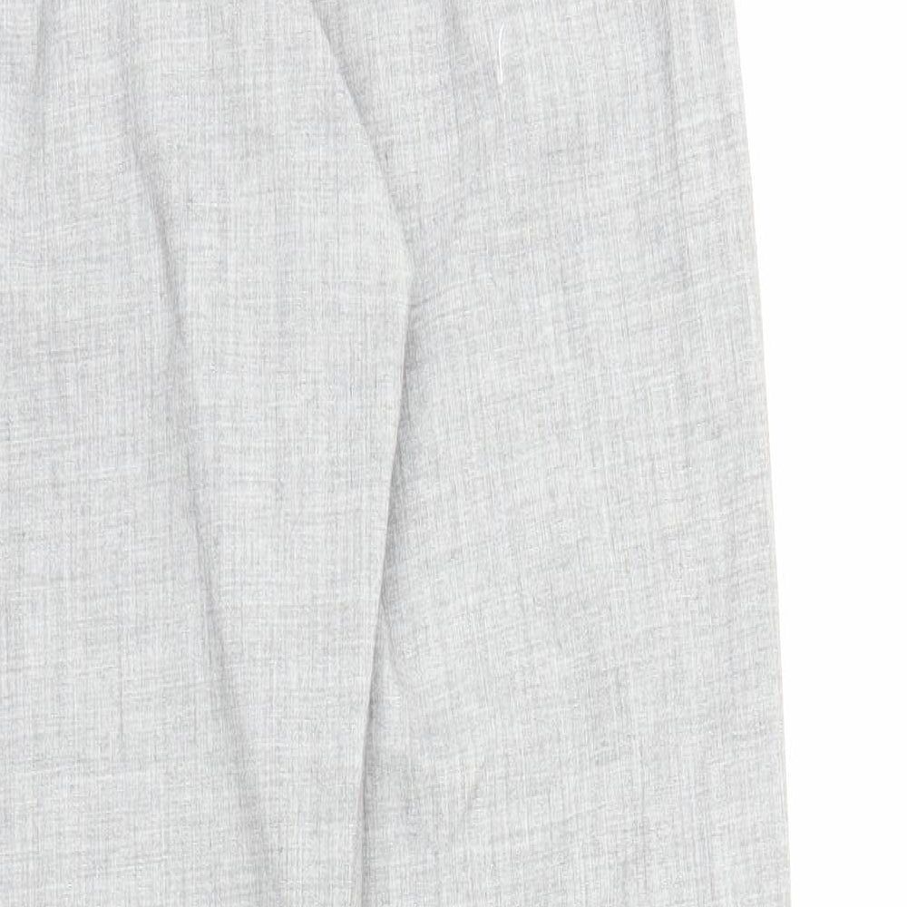 Preworn Womens Grey   Carrot Trousers Size M L25 in