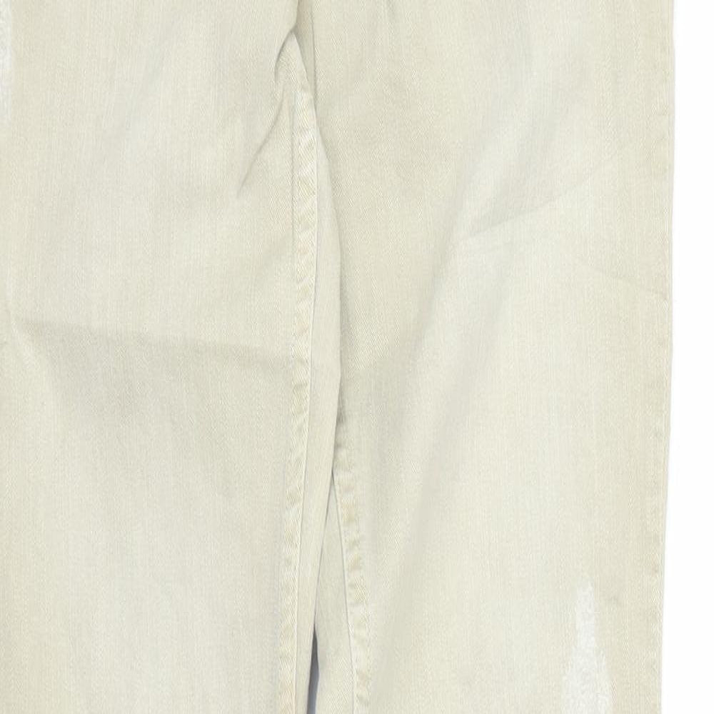Stradivarius Womens Beige  Denim Skinny Jeans Size 10 L30 in