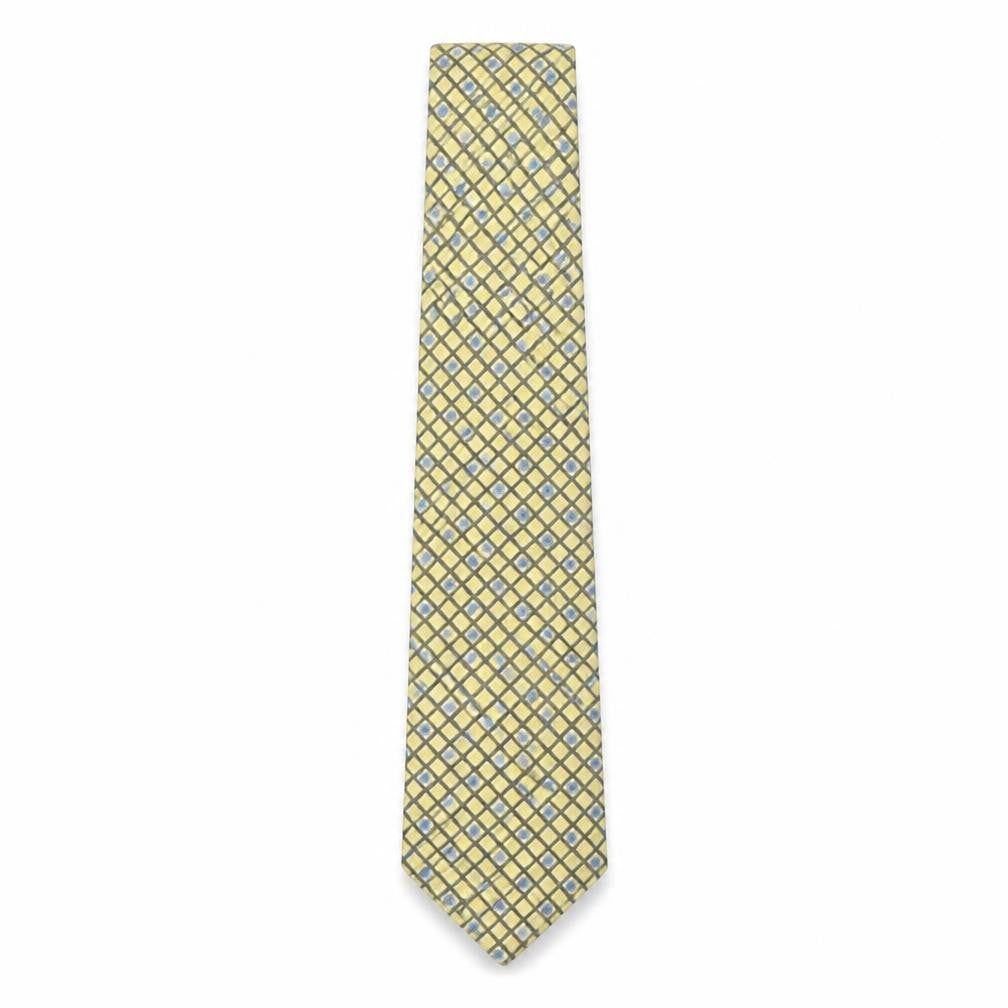 Principles Mens Gold Floral  Pointed Tie One Size