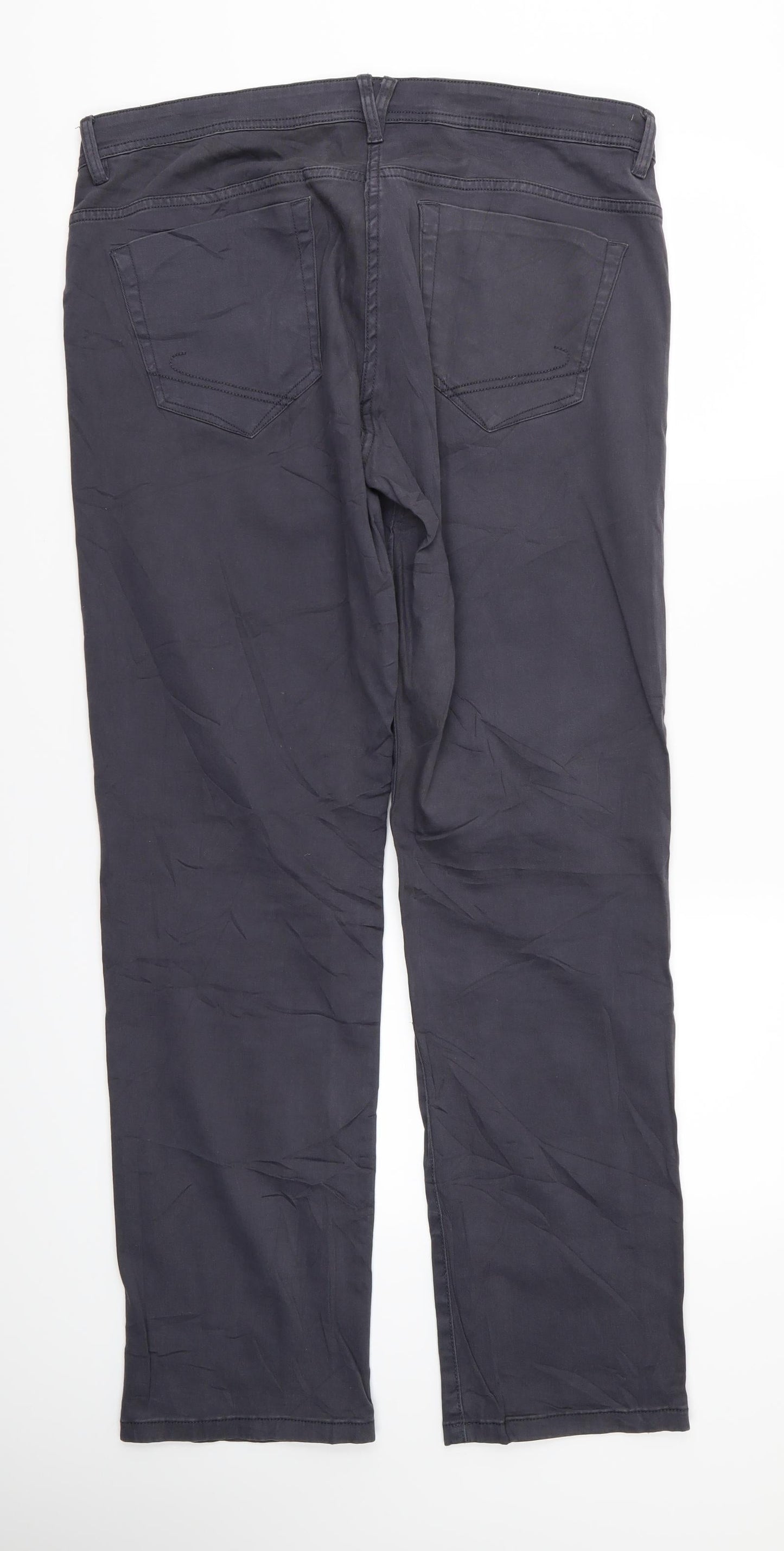 Blue Motion Womens Grey   Straight Jeans Size 12 L31 in