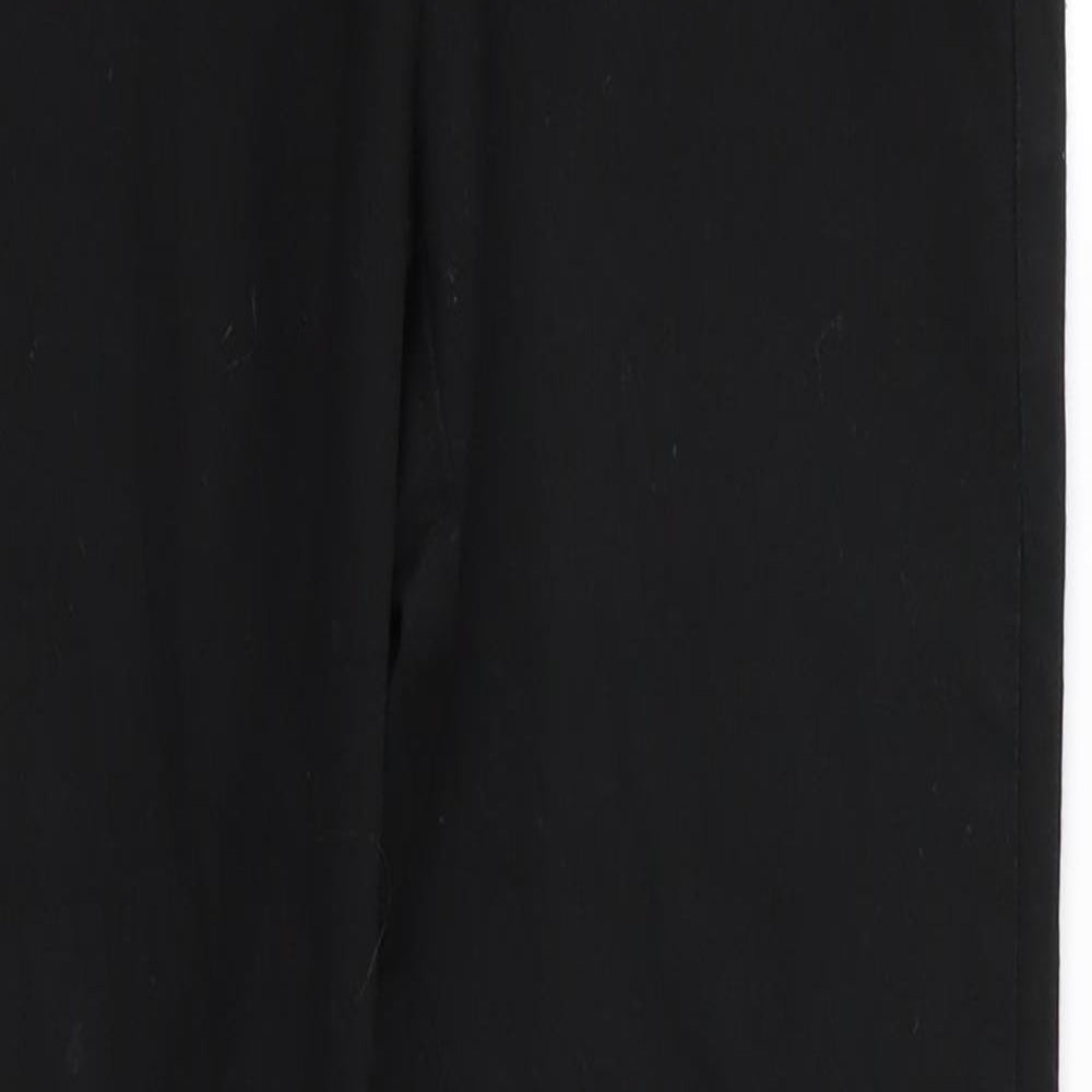 H&M Womens Black   Trousers  Size 6 L26 in