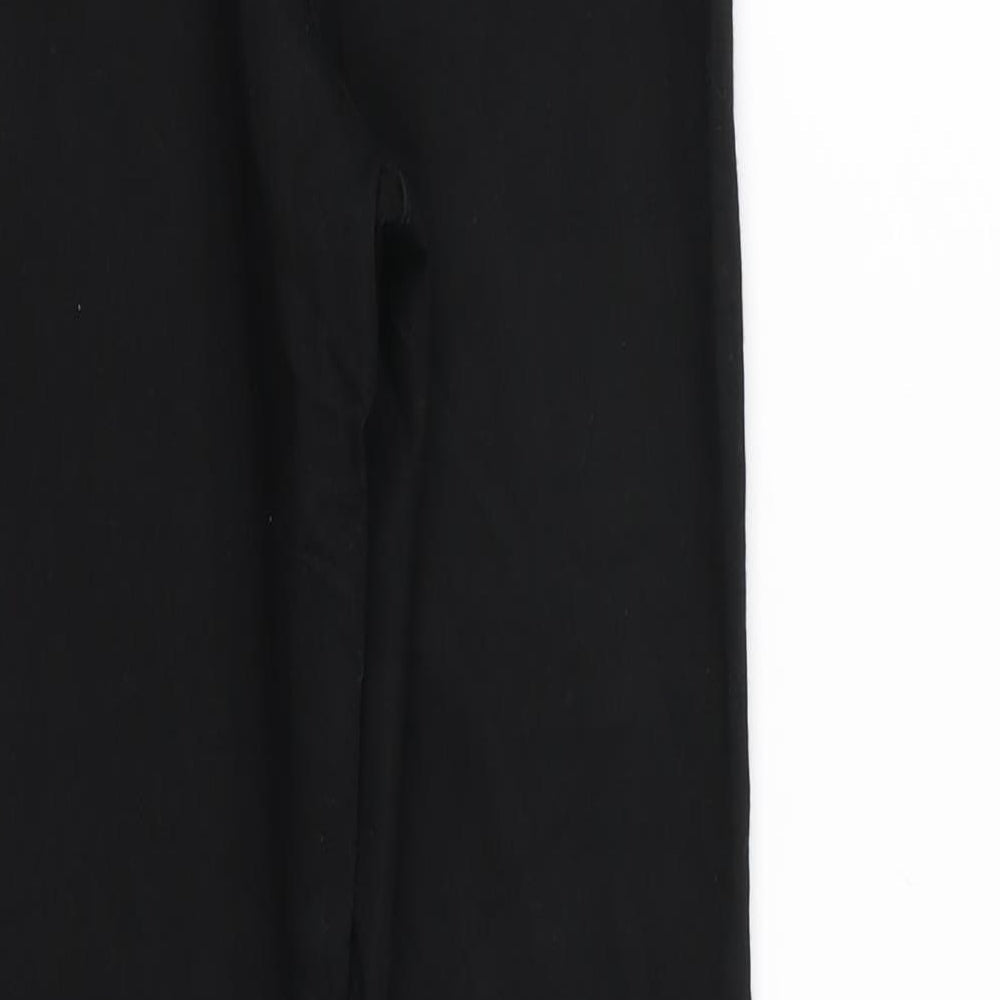 H&M Womens Black   Trousers  Size 6 L26 in