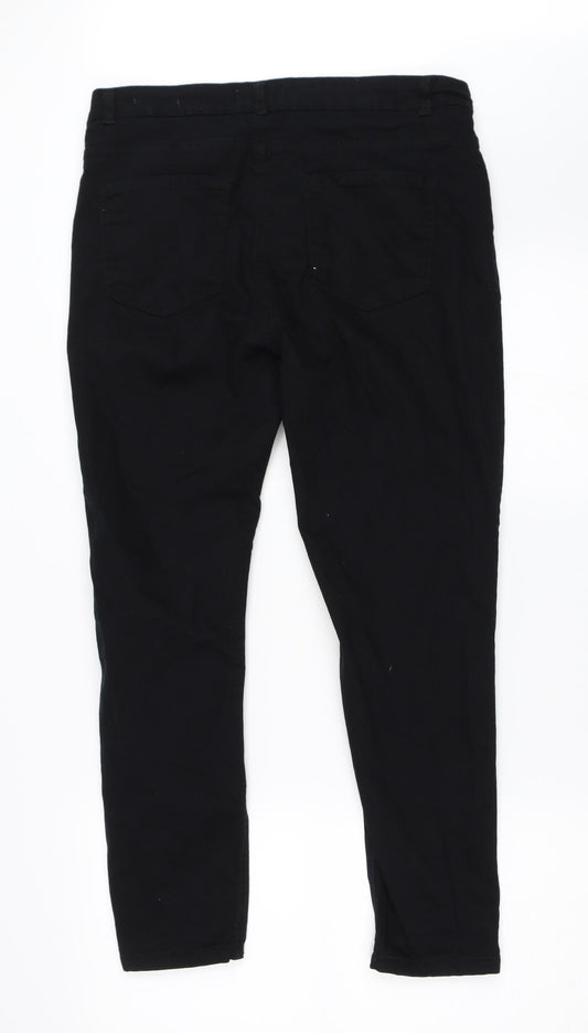 DF Young Womens Black  Denim Skinny Jeans Size 42 L26 in