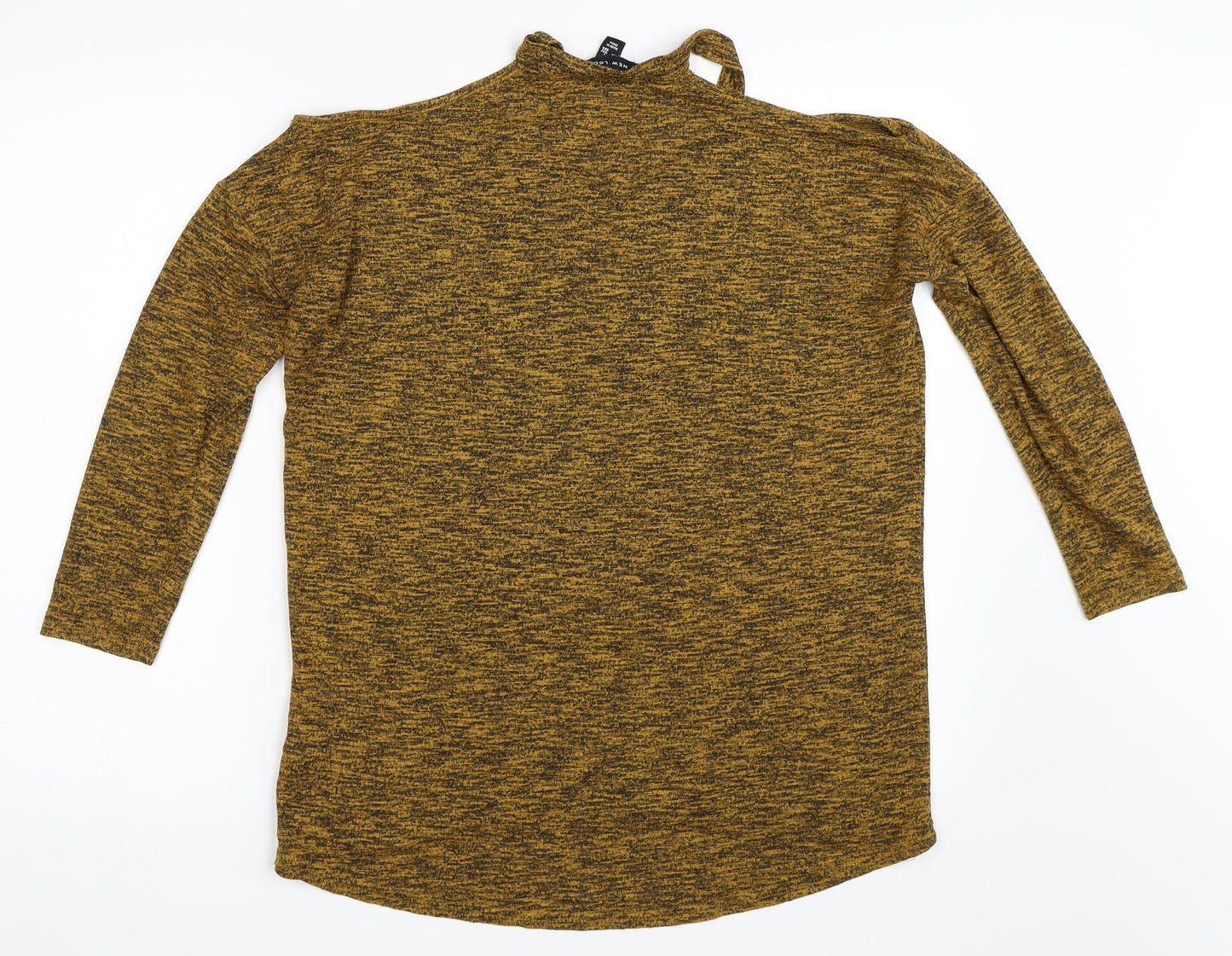 New Look Womens Yellow   Pullover Jumper Size S