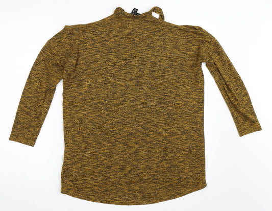 New Look Womens Yellow   Pullover Jumper Size S