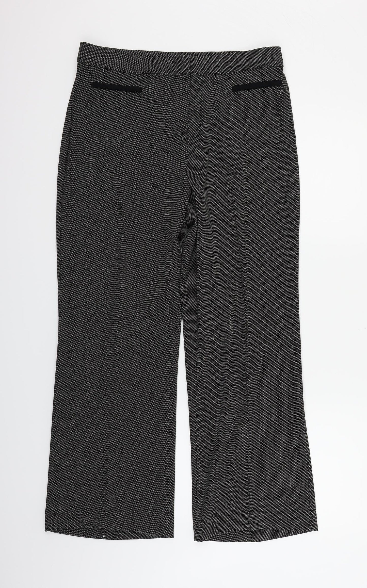 Marks and Spencer Womens Grey   Trousers  Size 14 L28 in