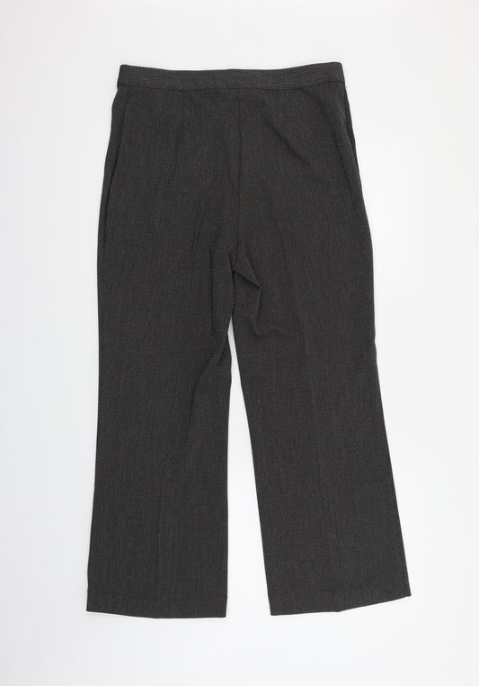 Marks and Spencer Womens Grey   Trousers  Size 14 L28 in
