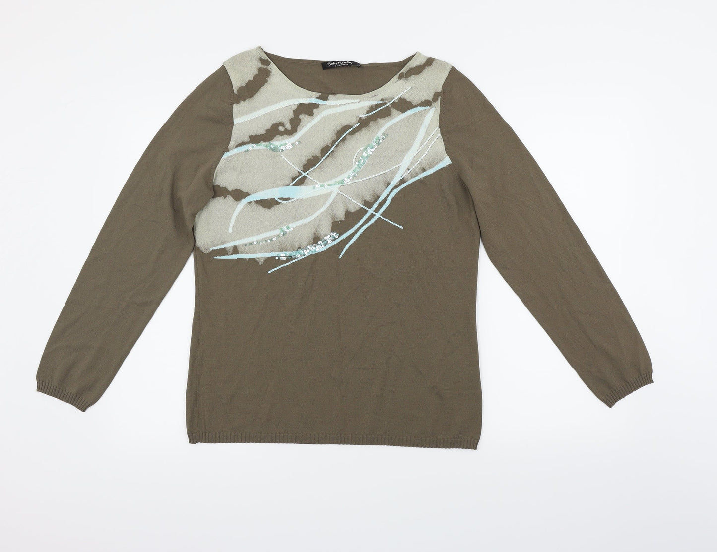 betty bartley Womens Brown   Pullover Jumper Size 16