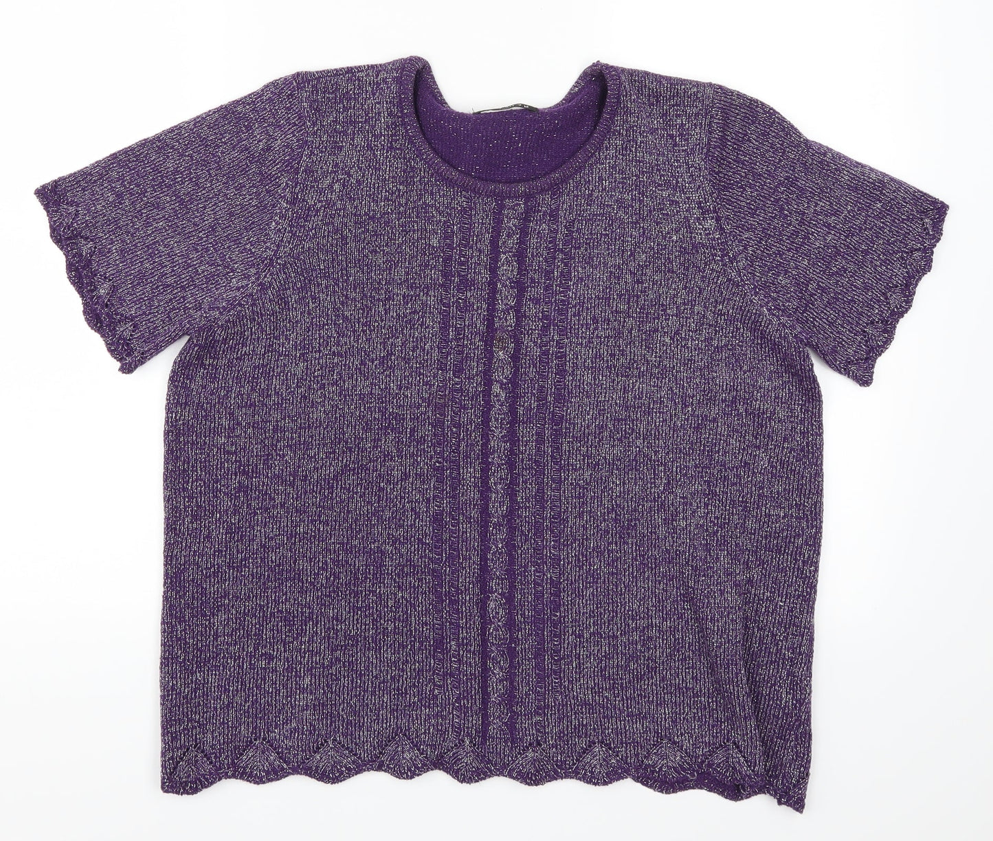 Bonmarché Womens Purple   Pullover Jumper Size M
