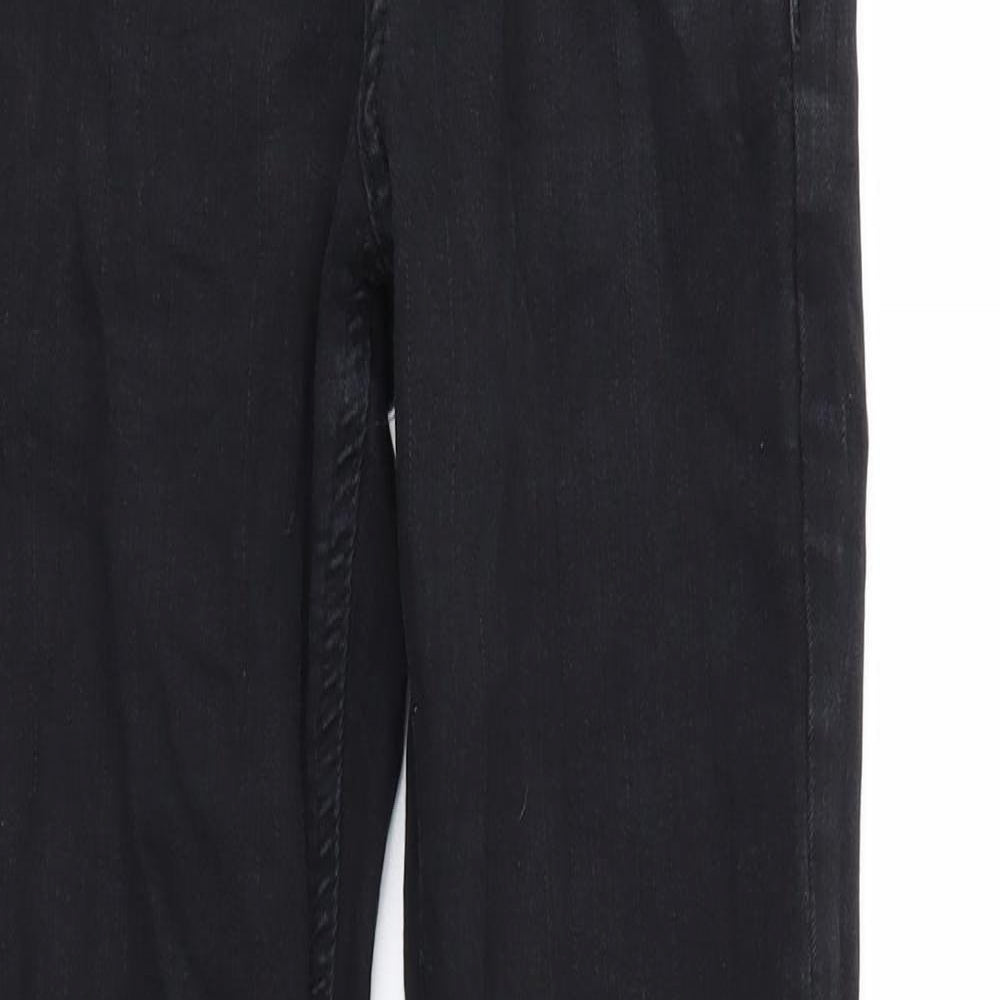 Topshop Womens Black  Denim Skinny Jeans Size 26 in L32 in