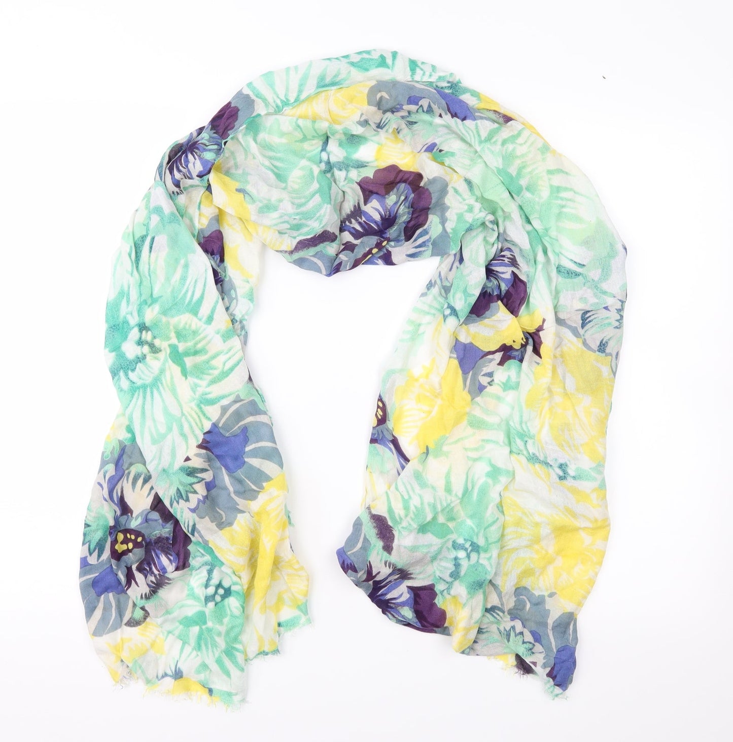 Preworn Womens Multicoloured Floral   Shawl/Wrap
