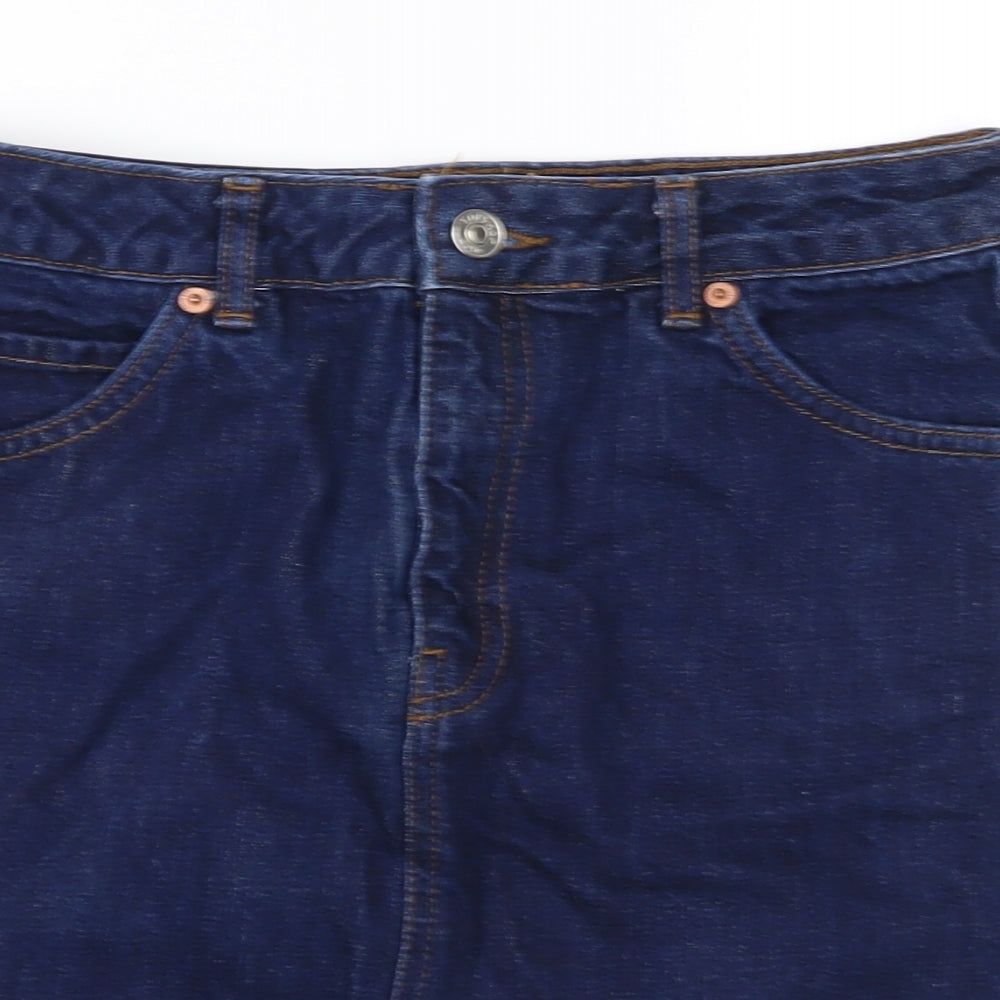 Topshop Womens Blue  Denim Straight & Pencil Set Size 26 in