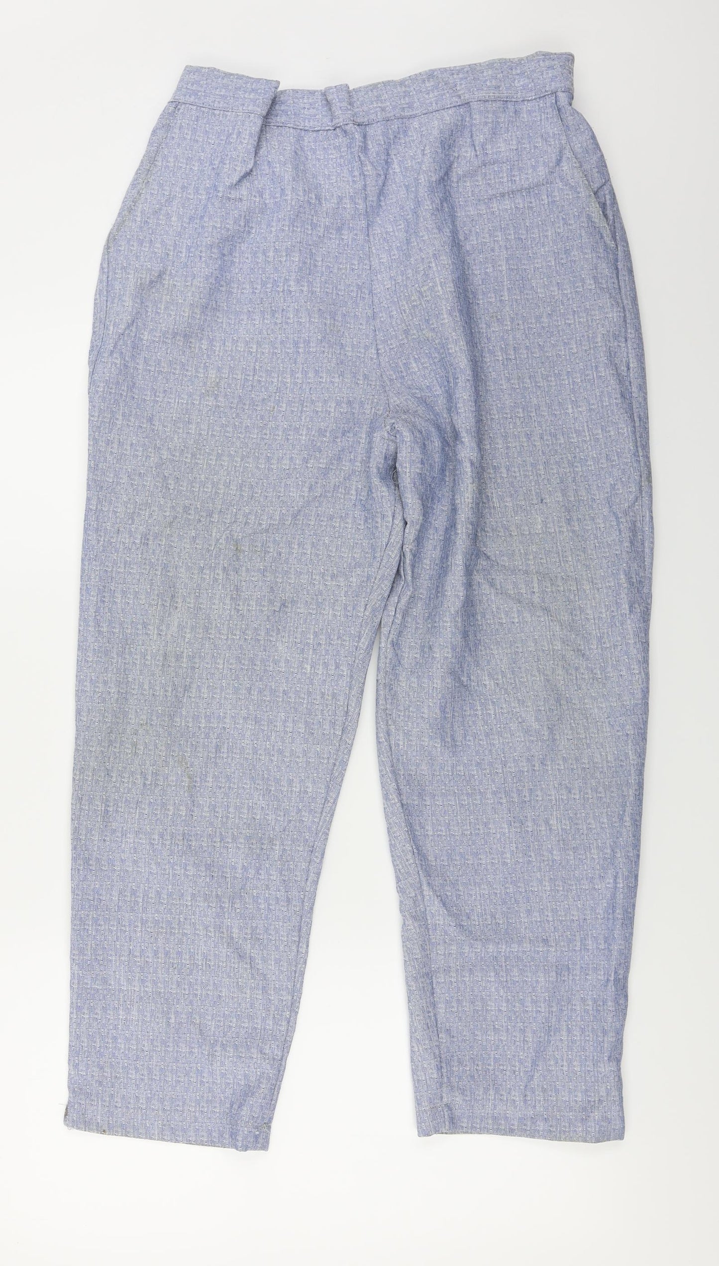 Preworn  Womens Blue   Trousers  Size 16 L24 in