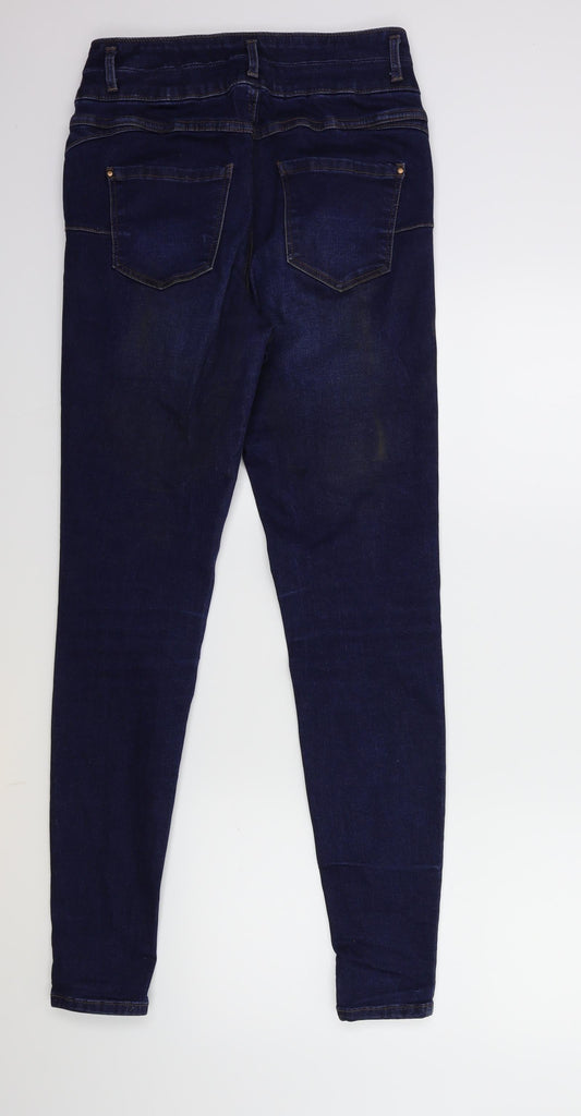New Look Womens Blue  Denim Skinny Jeans Size 10 L29 in