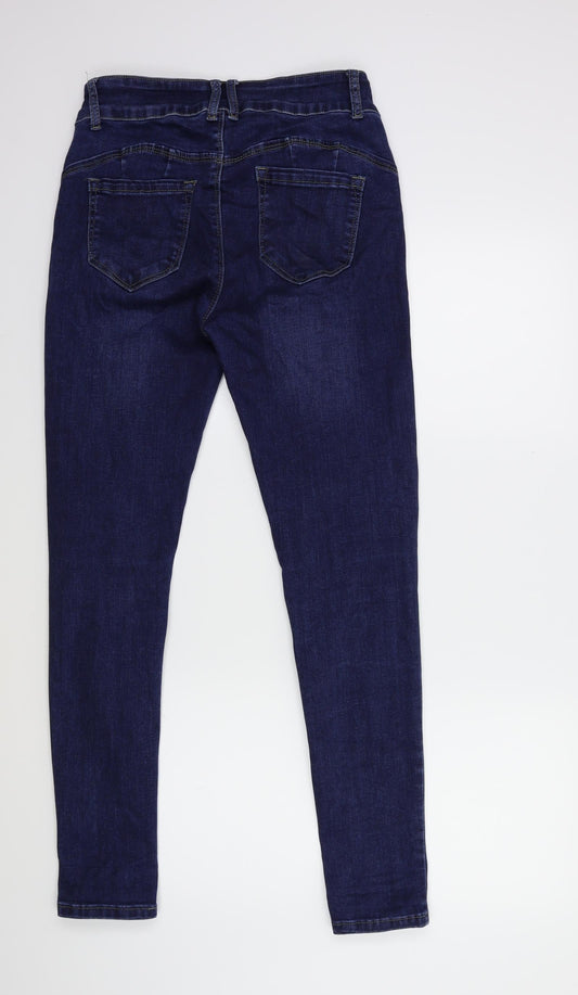 Zed Jeans Womens Black  Denim Skinny Jeans Size 12 L29 in