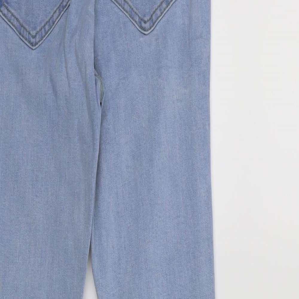 Denim & Co. Womens Blue  Denim Skinny Jeans Size 10 L28 in