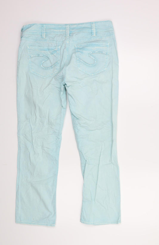 suki capri Womens Blue  Denim Straight Jeans Size 31 in L25 in